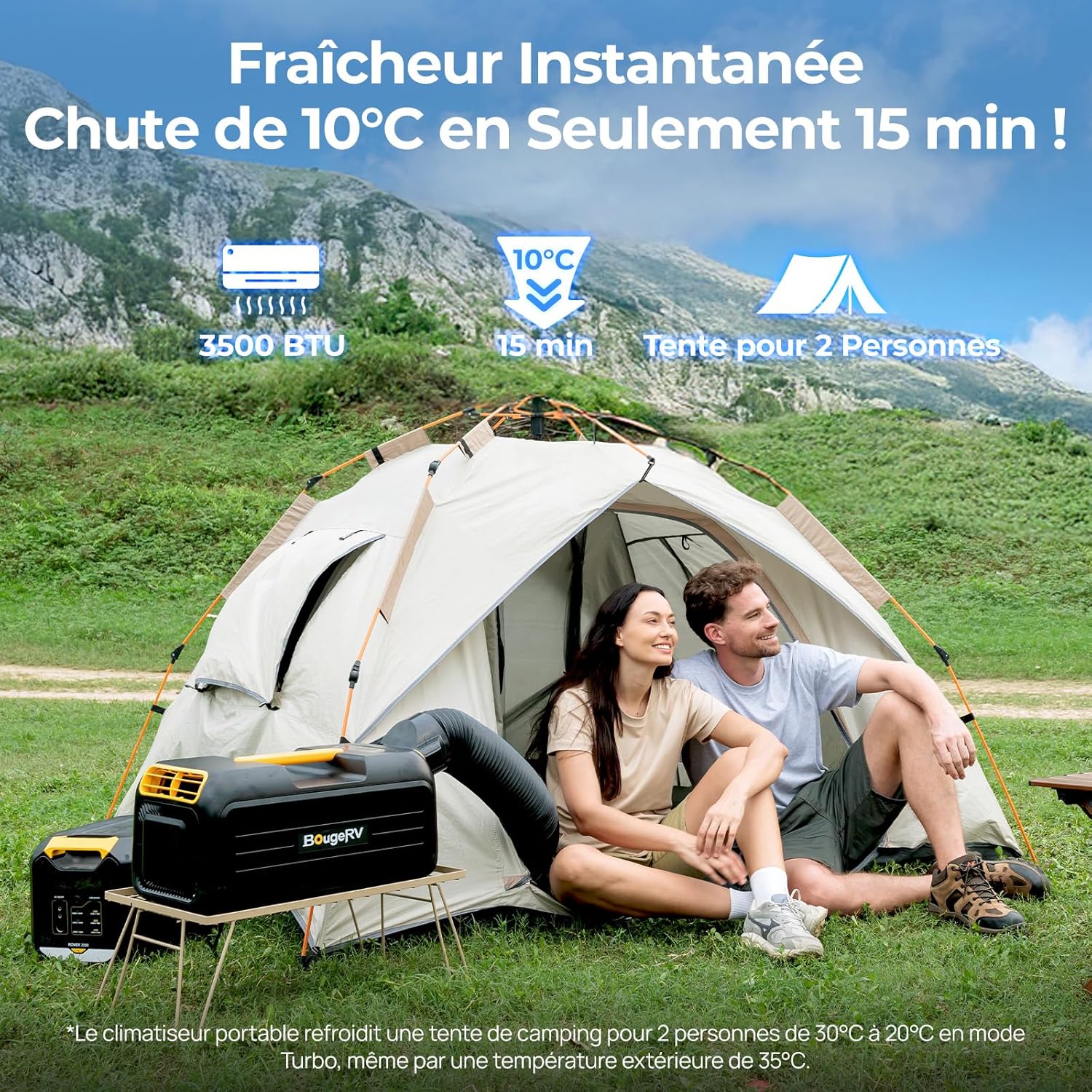 BougeRV PC35 Climatiseur Portable pour Camping