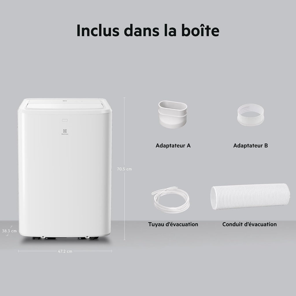 Electrolux EXP26U339AW Climatiseur Mobile WiFi (9000 BTU)