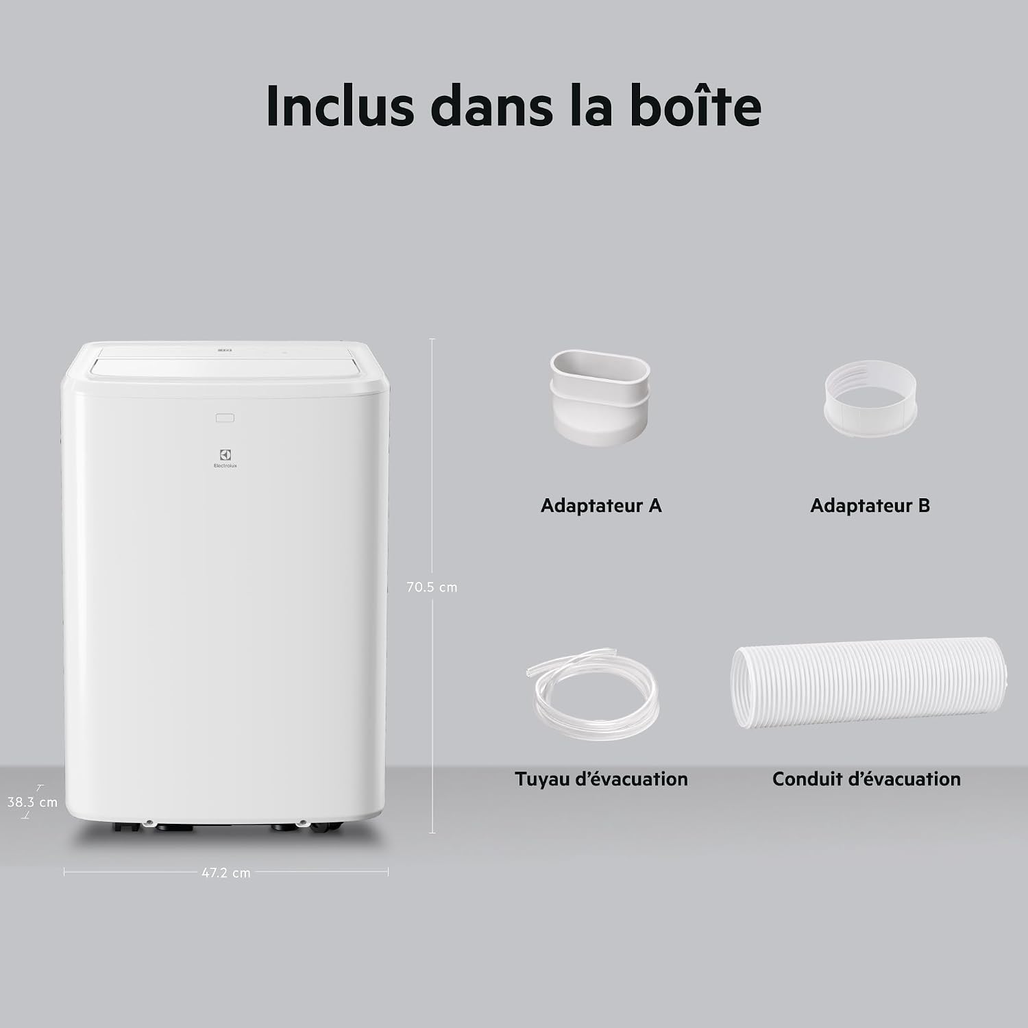 Electrolux EXP26U339AW Climatiseur Mobile WiFi (9000 BTU)