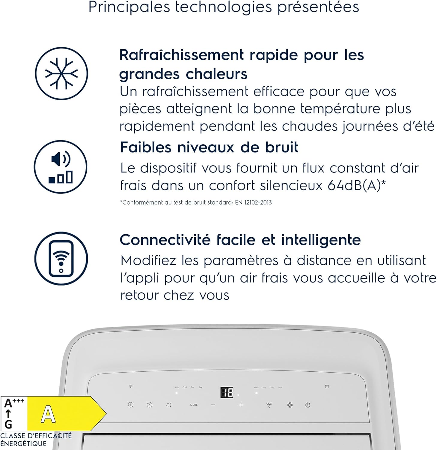 Electrolux EXP26U339AW Climatiseur Mobile WiFi (9000 BTU)
