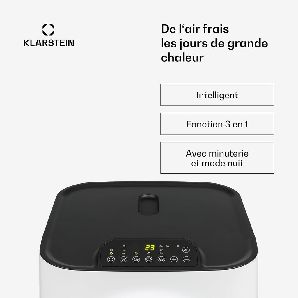Klarstein Kraftwerk Smart Climatiseur Mobile Connecté