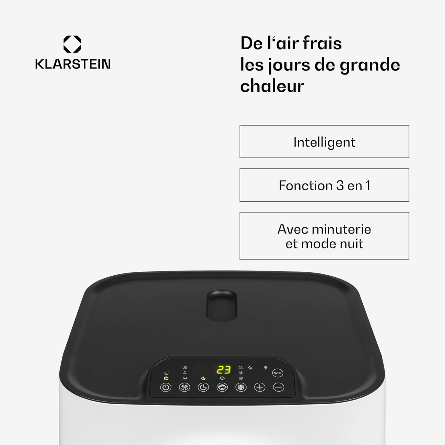 Klarstein Kraftwerk Smart Climatiseur Mobile Connecté