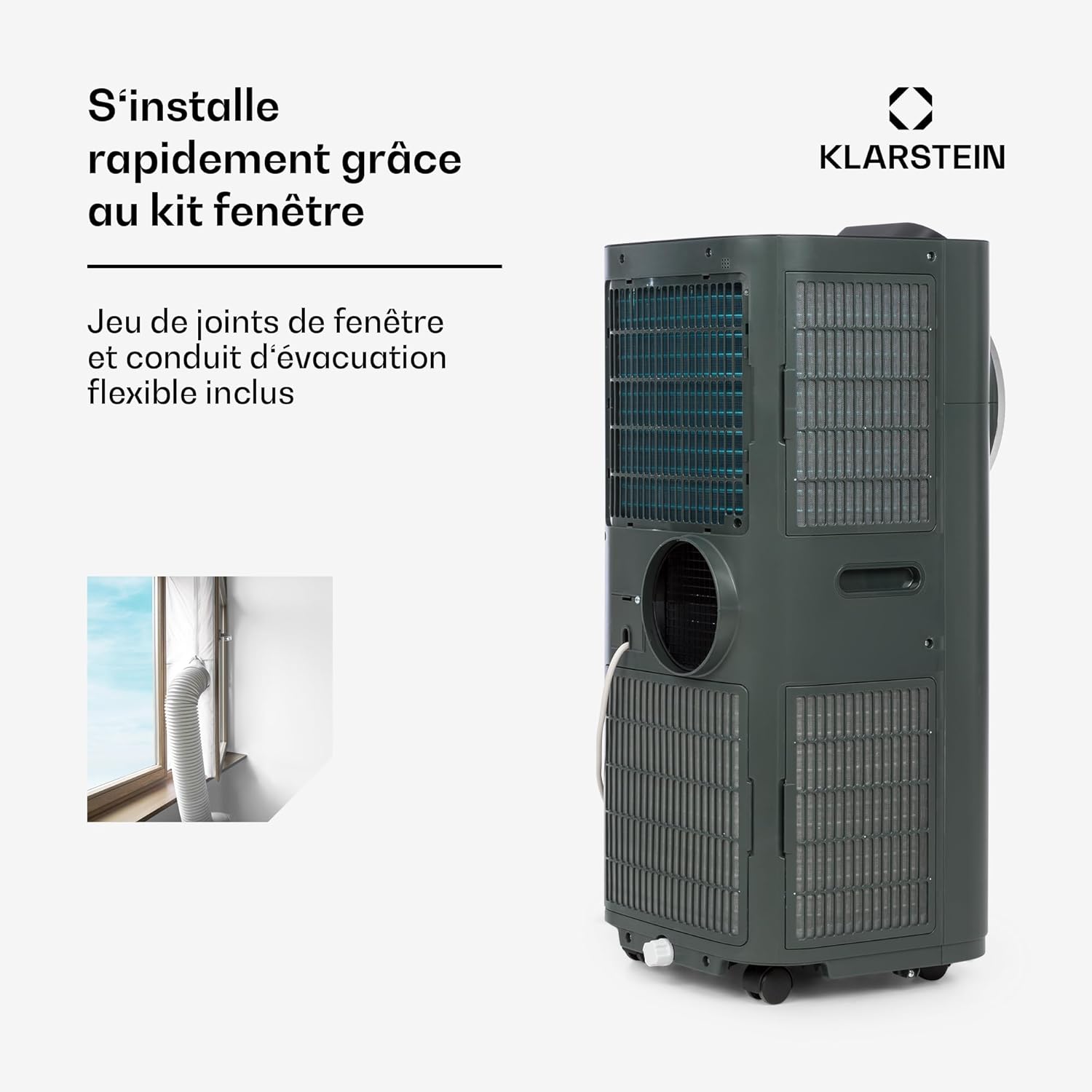 Klarstein Kraftwerk Smart Climatiseur Mobile Connecté