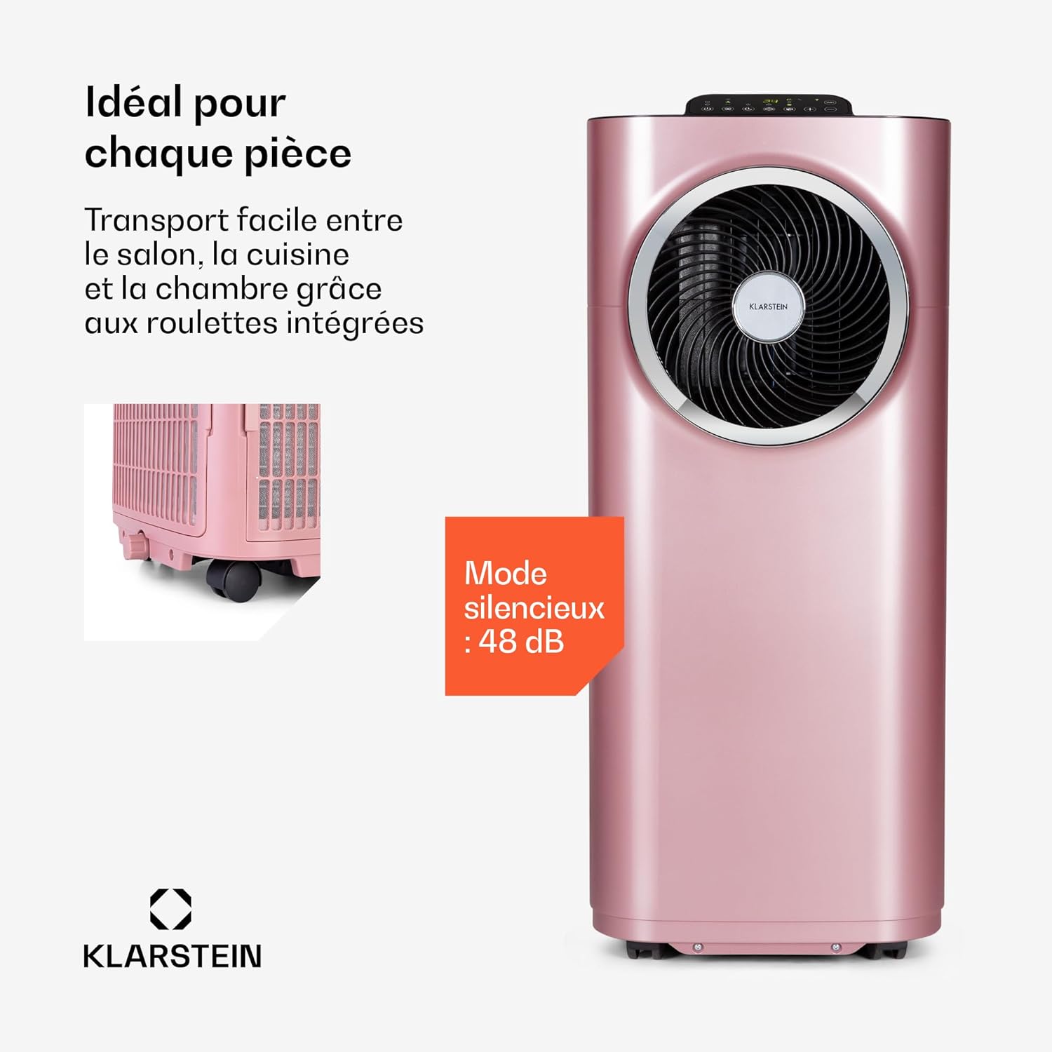 Klarstein Kraftwerk Smart Climatiseur Mobile Connecté