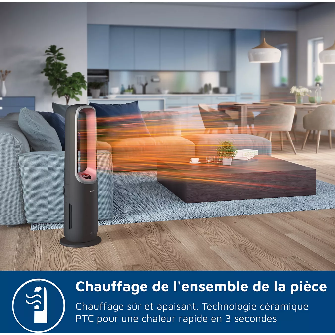 Philips AMF87015 Purificateur, Chauffage & Ventilateur 3-en-1