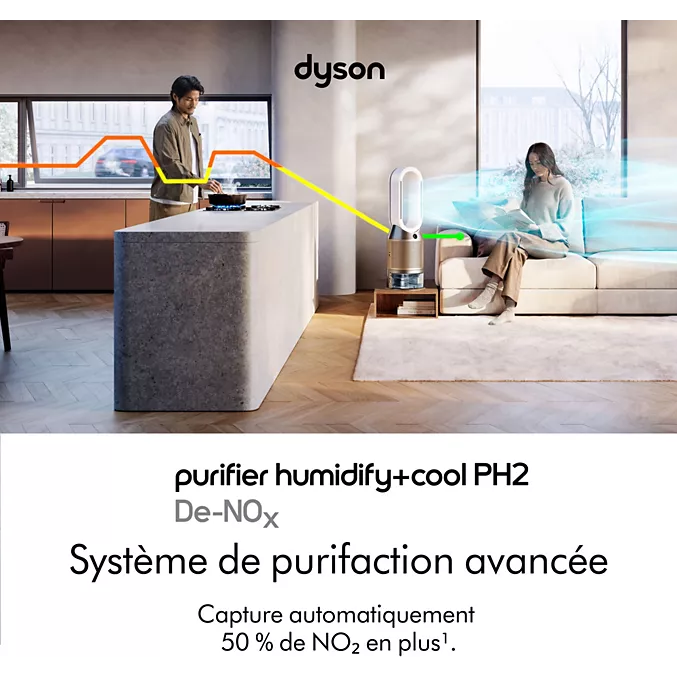 Purificateur d'air, ventilateur, humidificateur DYSON Humidify +Cool PH2 De-Nox