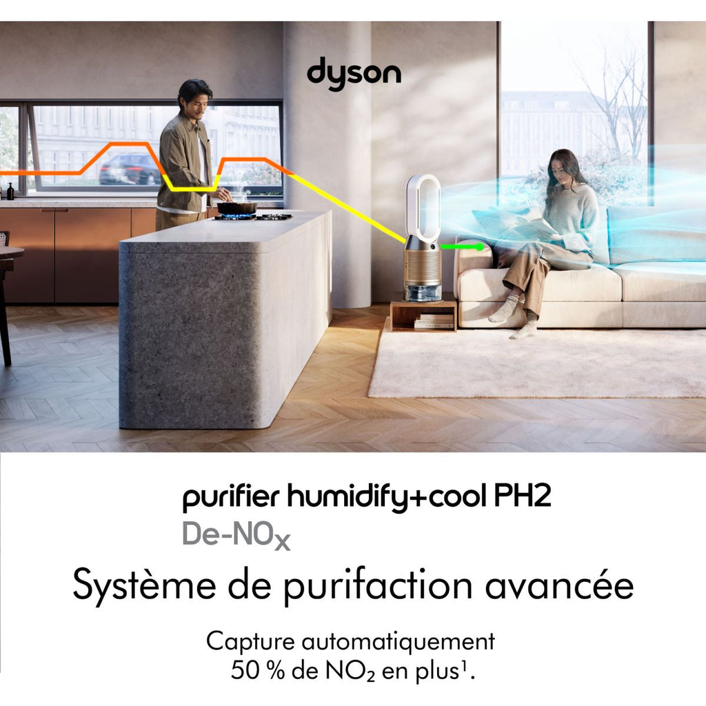 Purificateur d'air, ventilateur, humidificateur Humidify +Cool PH2 De-Nox