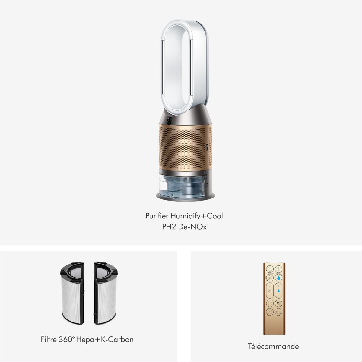 Purificateur d'air, ventilateur, humidificateur Humidify +Cool PH2 De-Nox