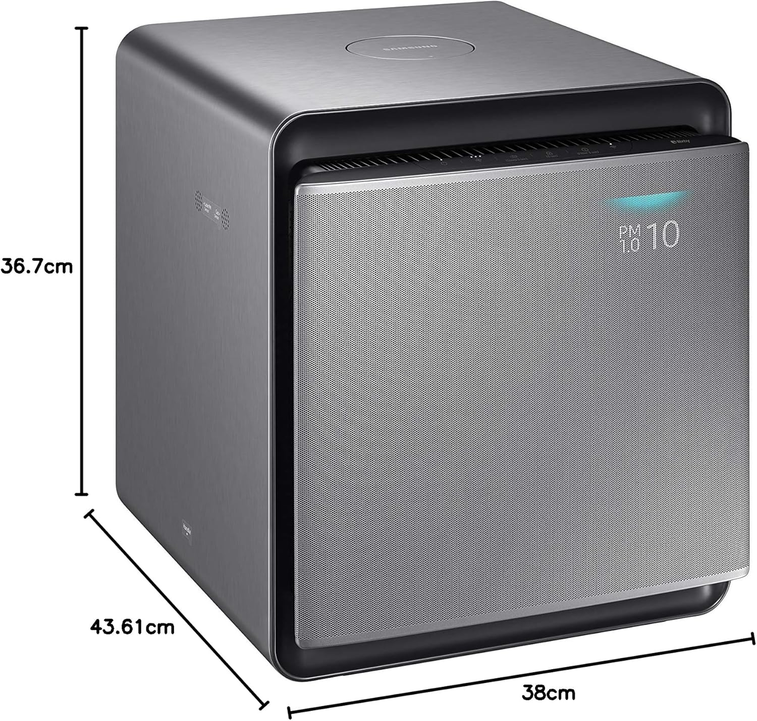 Samsung AX47R9080SS Cube Purificateur d'air avec couverture de 47 m², noir
