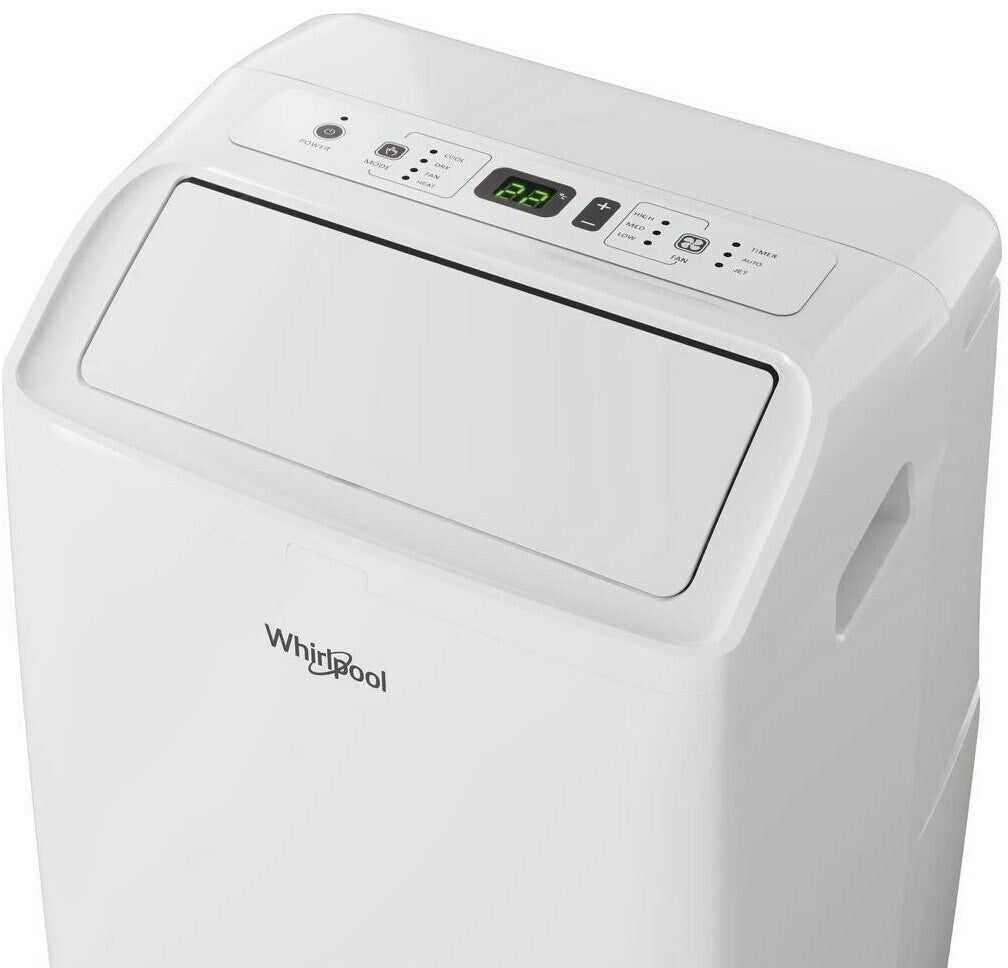 Whirlpool PACF29HP W Climatiseur Mobile Réversible 9000BTU 62dB, Blanc (PACF29HPW)