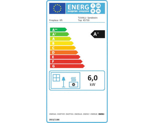 Cheminée Tuvalu RLA Grès 6 kW