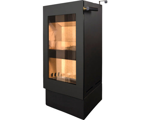Poêle à bois Xeoos Patagonia x8 acier anthracite 8 kW
