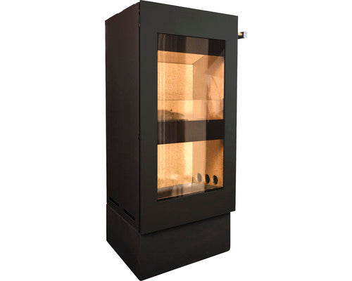 Poêle à bois Xeoos Patagonia x8 acier anthracite 8 kW
