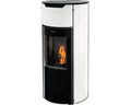 Poêle à granulés Aduro P1.4 acier noir/blanc 8 kW