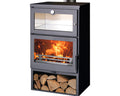 Four Panadero en acier noir 7,1 kW avec compartiment de cuisson