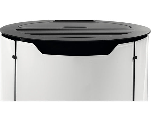 Poêle à granulés Aduro P1.4 acier noir/blanc 8 kW