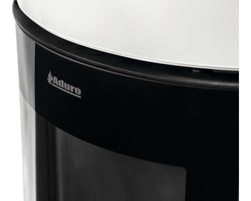 Poêle à granulés Aduro P1.4 acier noir/blanc 8 kW