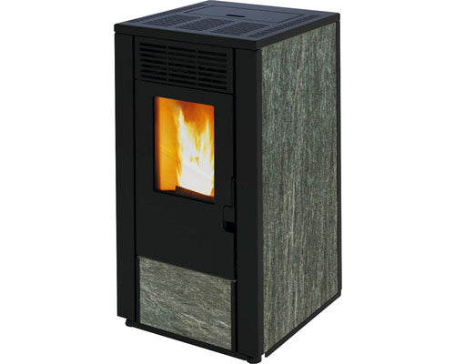 Poêle à granulés WESTMINSTER acier noir 7,5 kW WPO7G NS avec télécommande