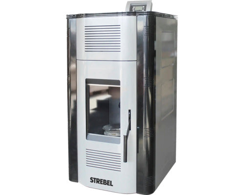 Poêle à pellets Strebel Varan 1.20 gris acier 20 kW