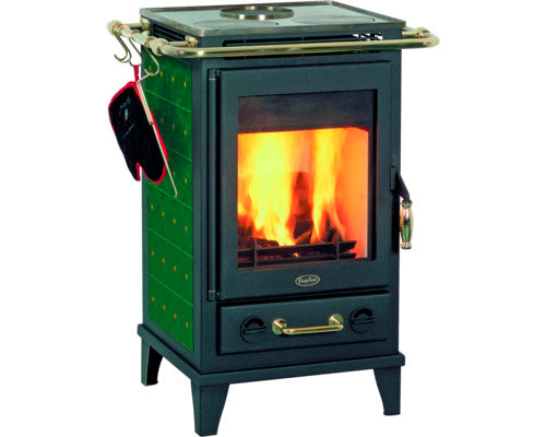 Cheminée Cheminée Florenz Céramique verte 7 kW