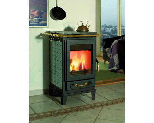 Cheminée Cheminée Florenz Céramique verte 7 kW