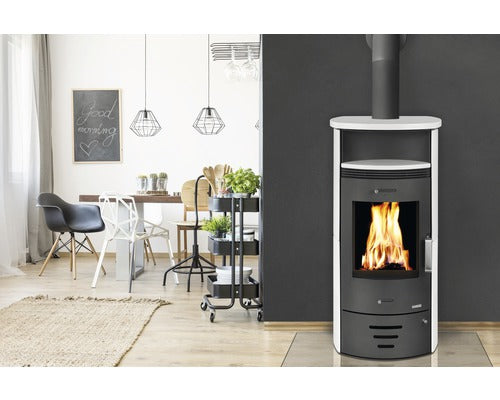 Cheminée céramique Casablanca 3.0 7,5 kW avec compartiment de chauffage
