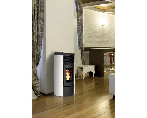 Poêle à pellets Paola 12 acier blanc 11,4 kW