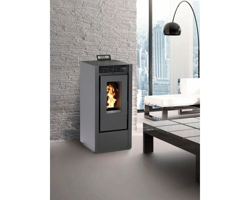 Poêle à granulés Marina 14 acier noir 12,1 kW