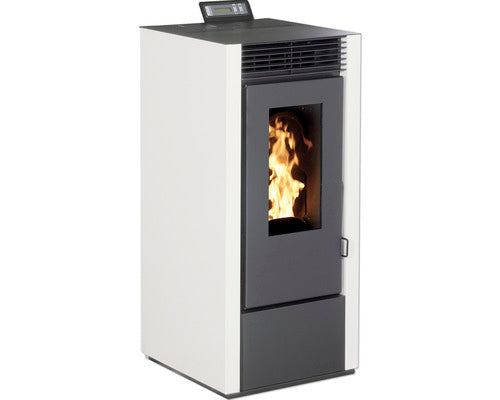 Poêle à pellets Marina 14 acier blanc 12,1 kW