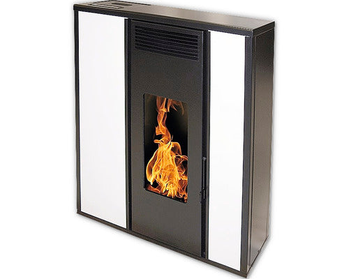 Poêle à pellets Tessa 10 acier blanc 8,8 kW