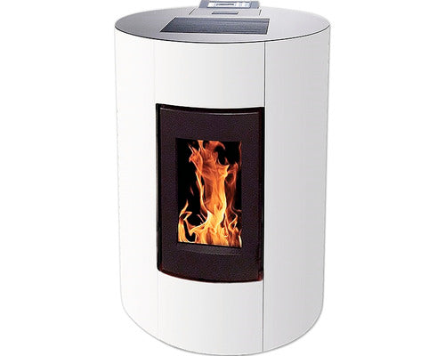 Poêle à granulés Interstoves Aurelia 12 acier blanc 11,4 kW