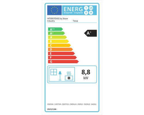 Poêle à pellets Tessa 10 acier blanc 8,8 kW