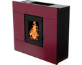 Poêle à granulés Natalia acier bordeaux 8 kW