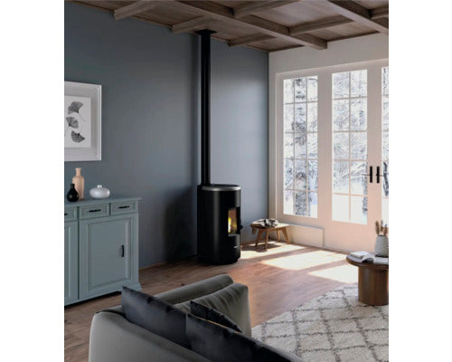 Poêle à granulés FreePoint Chrome 7 acier chromé 7 kW