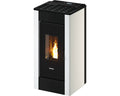 Poêle à granulés FreePoint Sharp Airtight acier blanc 7 kW